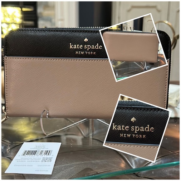Authentic Kate Spade NY Staci Colorblock Saffiano Leather...